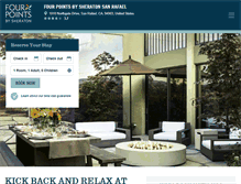 Tablet Screenshot of fourpointssanrafael.com